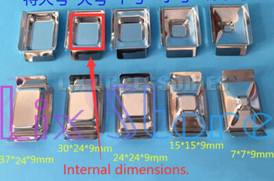 10PC paraffin section embedding mold  Stainless steel embedding box bottom mold