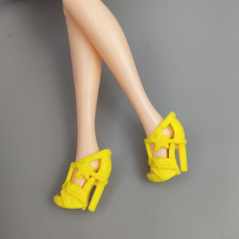 5pair/lot Mix Color Random High Heels Sandals Shoes For 11.5 - Foto 12