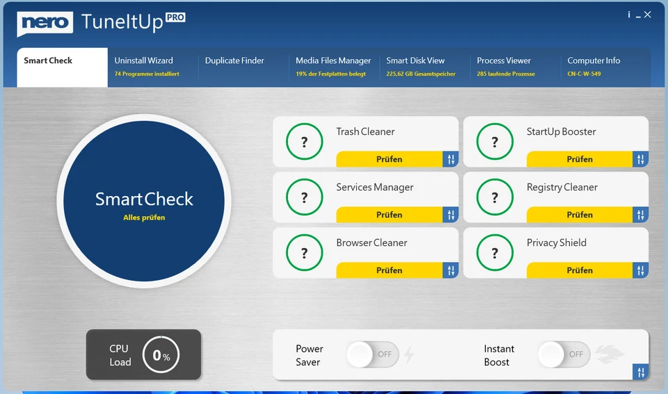 Nero TuneItUp PRO | PC Tuning | PC beschleunigen | Windows schneller starten | - Bild 3 von 4