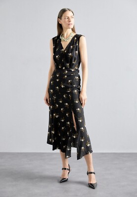 NWT VERONICA BEARD Sz 6 WIXSON DRESS BLACK MULTI | eBay