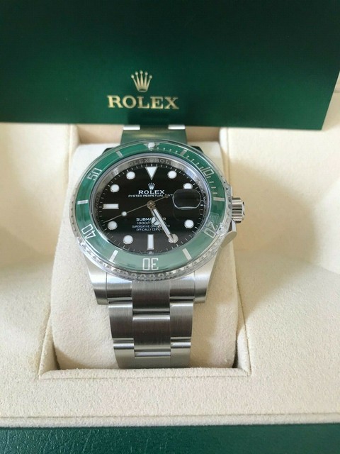 Rolex Submariner Men S Black Watch lv For Sale Online Ebay