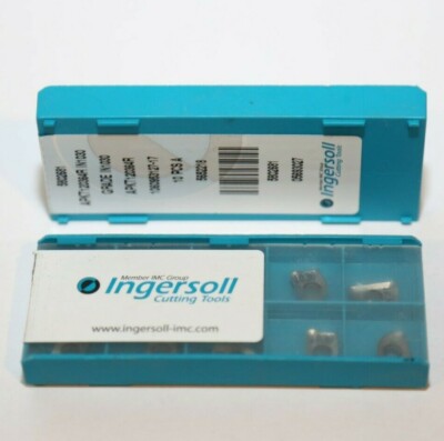 10 Genuine INGERSOLL APKT 160408 HS IN1030 Lathe Inserts - Open Box, Like New
