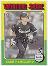2024 Topps Heritage #402 Zach Remillard RC - Chicago White Sox