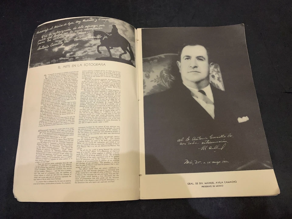 1946 Mexico es asi Mexico Travel Book by Antonio Carillo Softcover - Image 3 of 4