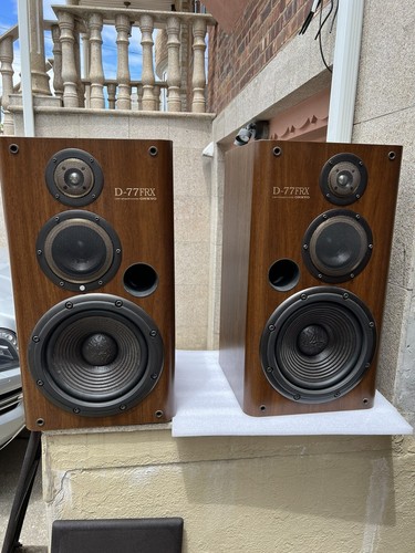 ONKYO D77-FRX SPEAKERS VERY RARE UNIQUE  MADE PURE JAPAN IN PERFECT SHAPE