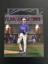 Liam Peterson Autographed Signed Photo 8x10 Florida Gators Baseball MLB Draft