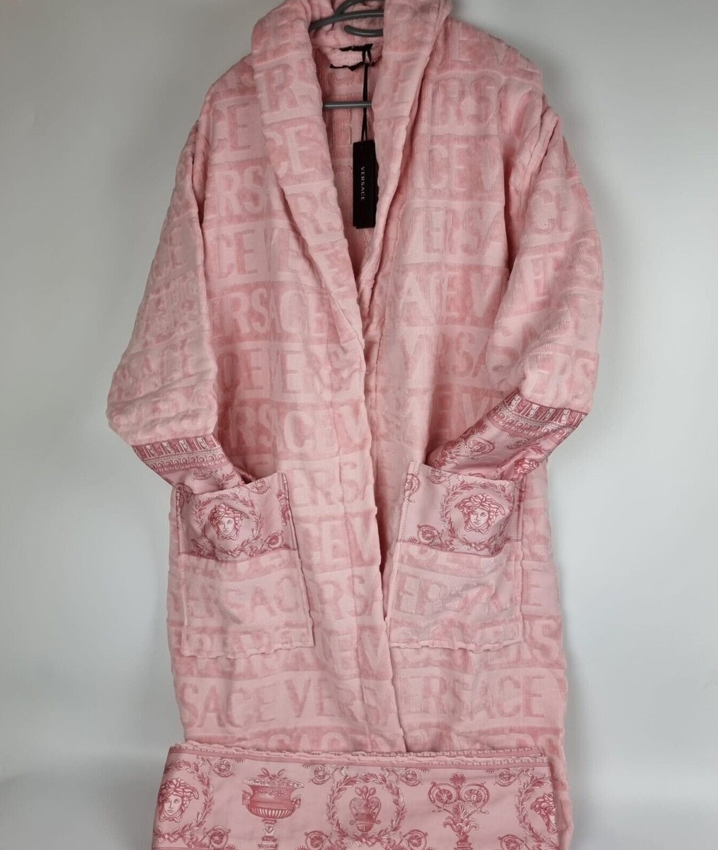 VERSACE Baroque And Greca Print Light Pink Long Unisex VERSACE Baroque And Greca Print Light Pink Long Unisex