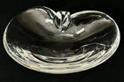 Vintage Steuben Kidney Heart Shaped Bowl George Thompson Design with Cloth Bag