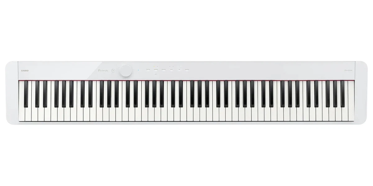 Casio Privia PX-S1100 Digital Piano - White w/ Casio SP-34 Pedal