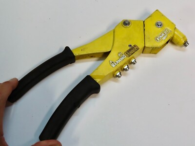 Stanley MR77  Swivel Head HD Riveting Tool, Tested, Does 4 Diff. Size Rivets