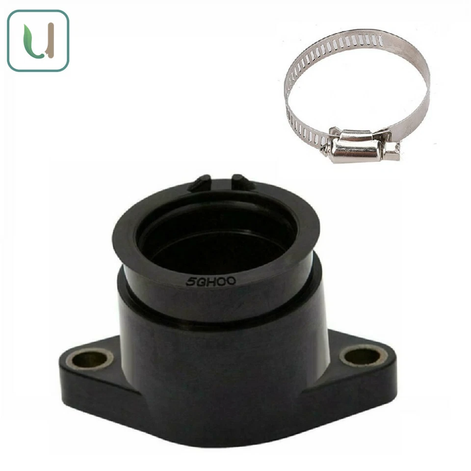 Colector de admisión de carburador para Yamaha Grizzly 400 450 Kodiak 400 450 Wolverine Foto 2 de 4