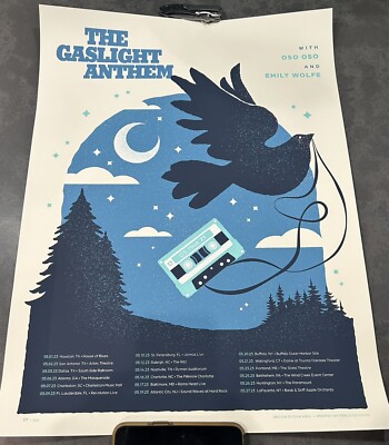 The Gaslight Anthem- 2023 US Tour Poster 37/300