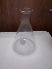 Pyrex 4980 300 mL Erlenmeyer flask non graduated Narrow Mouth NO CHIPS