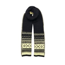 Vintage Polo Ralph Lauren Wool Scarf Classic Ribbed knit Winter Neckwear Scarves