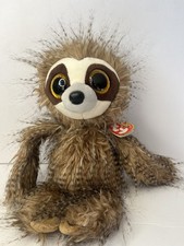 Ty Beanie Boos Sloth - SULLY Long Haired Wooly Sloth 6" NEW Stuffed Animal