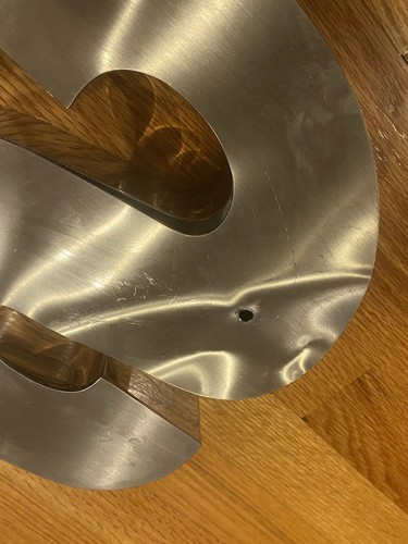 UNICA INSEGNA IN METALLO INSEGNA "NOI" ALLUMINIO? GRANDE ESPOSIZIONE PATRIOTTICA STATI UNITI - Foto 10 di 11