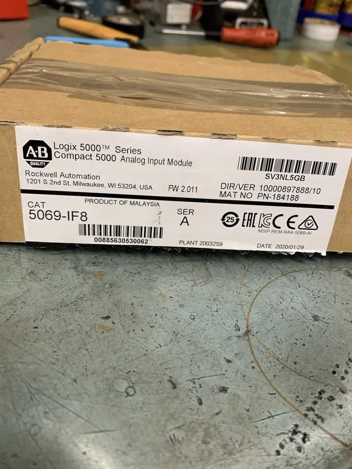 Nuevo Allen-Bradley AB 5069-IF8 Compacto 5000 Módulo de Entrada Analógica 5069IF8 Foto 2 de 3