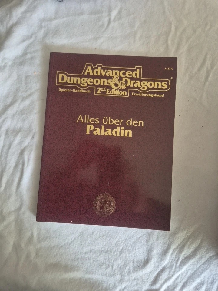 AD&D ALLES ÜBER DEN PALADIN DEUTSCH SEHR GUTER ZUSTAND - Bild 1 von 4