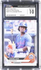 Luisangel Acuna New York Mets 2025 Topps Opening Day #OD-173 CGC 10 Rookie Card