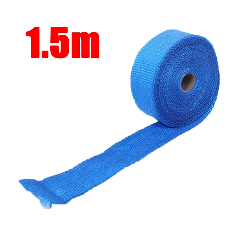 1.5M Roll Heat Shield Motorcycle Exhaust Thermal Tape Header Pipe Heat Wrap Tape