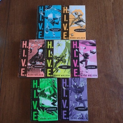 H.I.V.E. 7 Book Lot Mark Walden Trade Paperback Good/VG