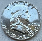 1962 Proof Franklin Half Dollar 90% Silver-INV#9120