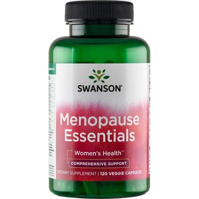 Swanson Menopause Essentials Kräuterformel für Frauen - 120 pflanzliche Kapseln