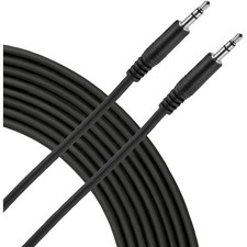 Livewire Essential Interconnect Cable 3.5mm TRS Male to 3.5mm TRS Male 5 ft. Blk