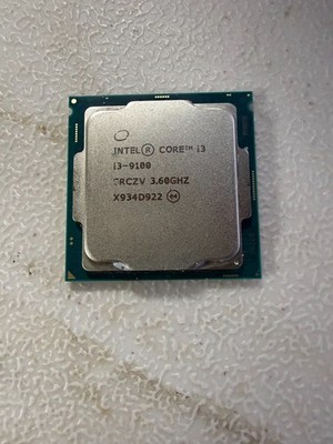 1 x Intel Core i3-9100 3.60 GHz LGA 1151 Desktop CPU Processor SRCZV