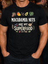 Macadamia Nuts Superfood Men's T-Shirt Fun Diet Birthday Gift S-5XL