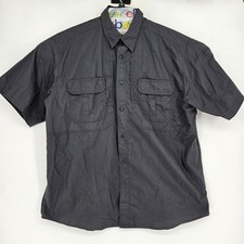 5.11 Tactical Shirt Mens XL Taclite Pro Short Sleeve Black Button Up Style 72175
