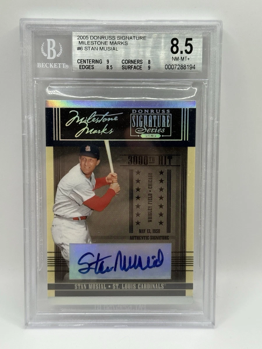 Stan Musial Autograph Baseball Cards for sale | eBay