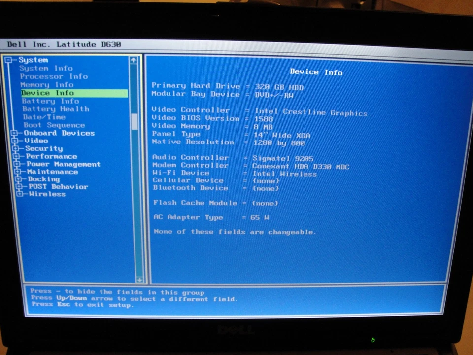 Dell Laptop Duo Windows XP Pro 320gb SSD 3gb RS232 DB9 Serial Com Port, 85W Batt - Immagine 4 di 4