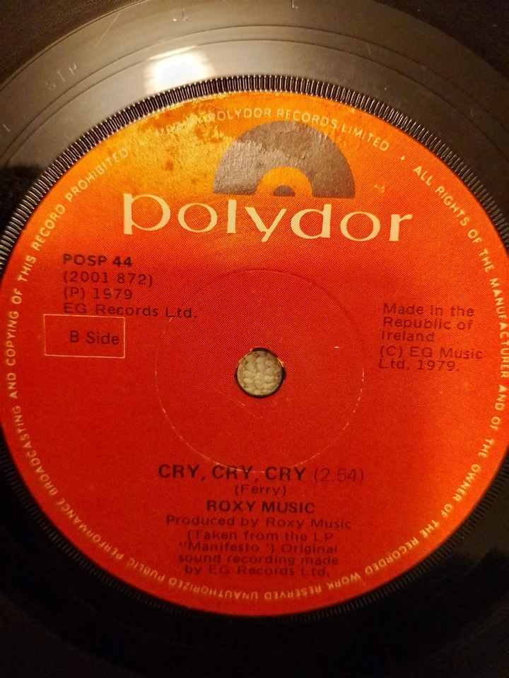 Roxy Music Bryan Ferry bundle of 7 x 7" all are Ireland / Irish Pressings - Image 2 of 4