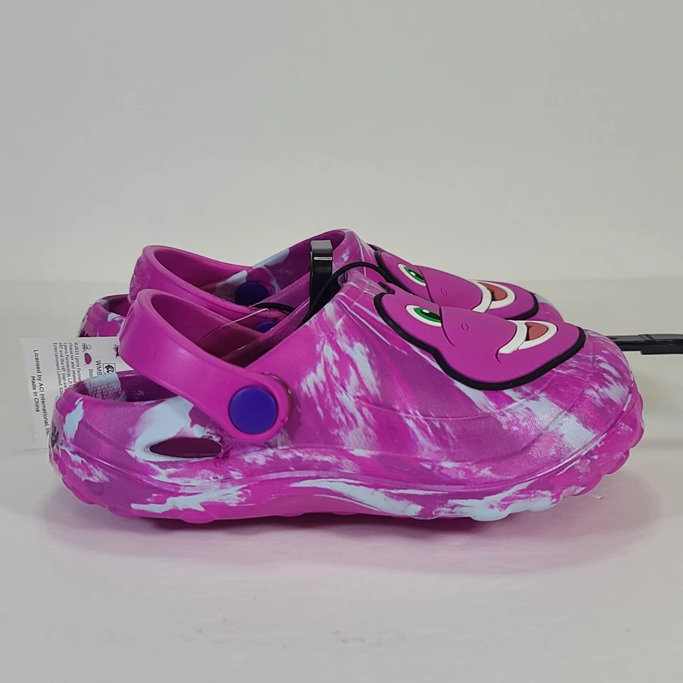 Zuecos sin cordones Barney para niños pequeños zapatos cómodos talla 9-10 púrpura Foto 3 de 4