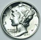 *1942 MERCURY DIME* *GEM BU+++* *FSB* NR #G4431