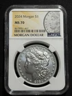 2024 $1 Morgan Silver Dollar NGC MS70 Morgan Label