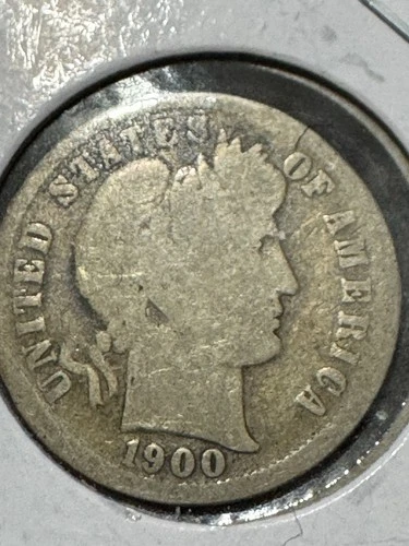 1900-s Barber Dime, Better Date, 99c Shipping Offer