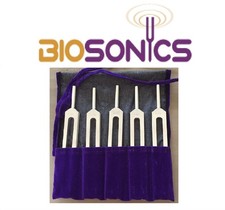 BIOSONICS Brain Tuners Set of 5 Tuning Forks Relaxation Sonic Sound Healing