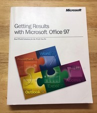 Getting Results with Microsoft Office 97 Guide - OEM Microsoft Book -Vintage