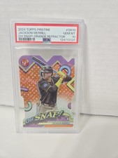 2024 Topps Pristine Oh, SNAP! Jackson Merrill #OH-18 Orange Refractor /25 (RC)