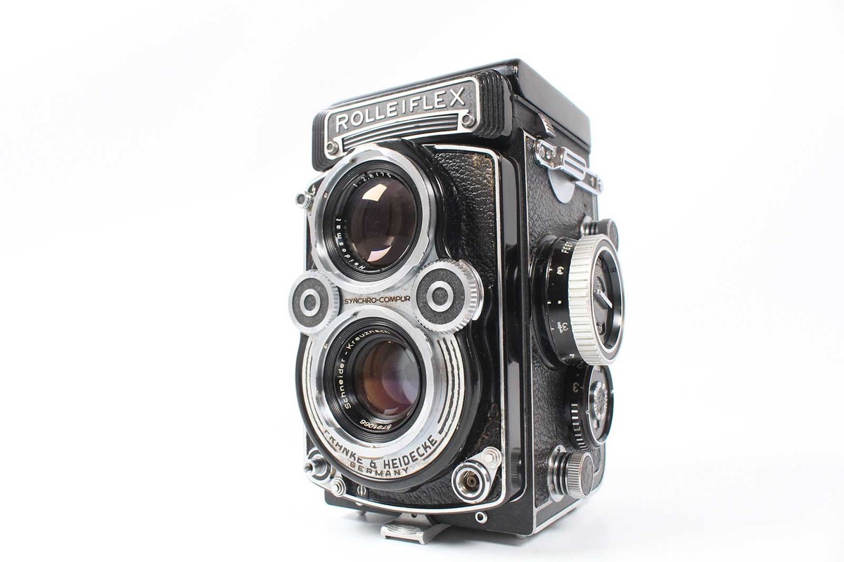 Rollei Rolleiflex 3.5F TLR Film Camera Planar 75mm [NEAR MINT 