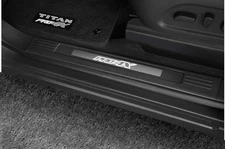 Genuine Nissan Titan PRO4X Front Illuminated Kick Plate 999G6-W8P40