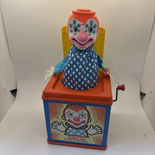 Jack in Box Vintage 1976 Mattel USA Jack in the Music Box Tested Works