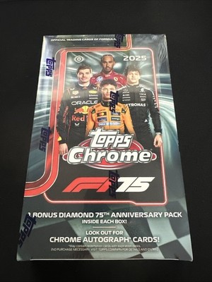 2025 Topps Chrome Formula 1 - Hobby Box Neu Sealed