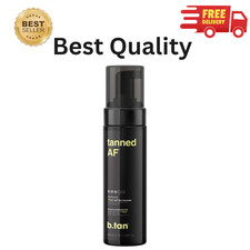 b.tan Tanned AF Self Tan Mousse Dark Self Tanner Vegan Cruelty Free 6.7 oz