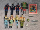 Vintage G.I. Joe ARAH Action Figure Lot Cobra Commander Viper Dreadnok Parts Lot