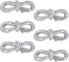 6 Pieces Rhinestone Shoe Laces Crystal Glitter Rope Hoodie String...
