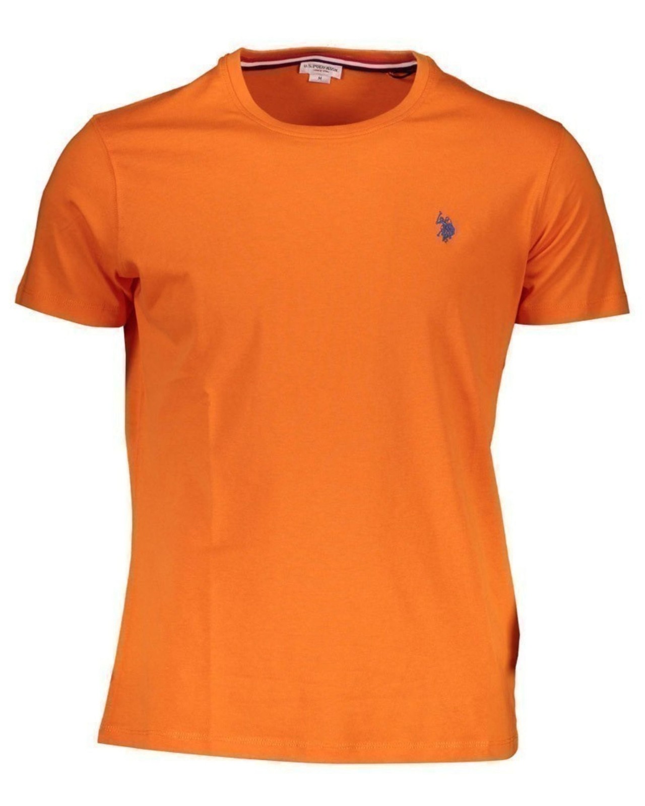 US Polo Assn Mick 65060 Orange Cotton Polo Shirt for Men