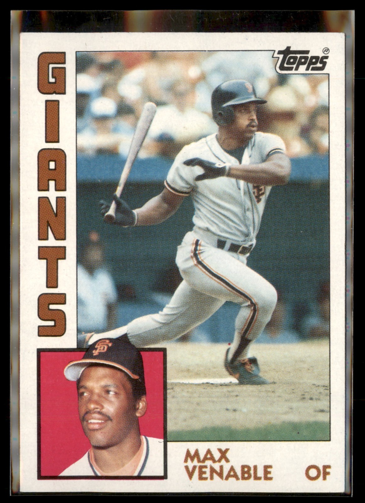 1984 Topps - Max Venable #58 - NM - Baseball